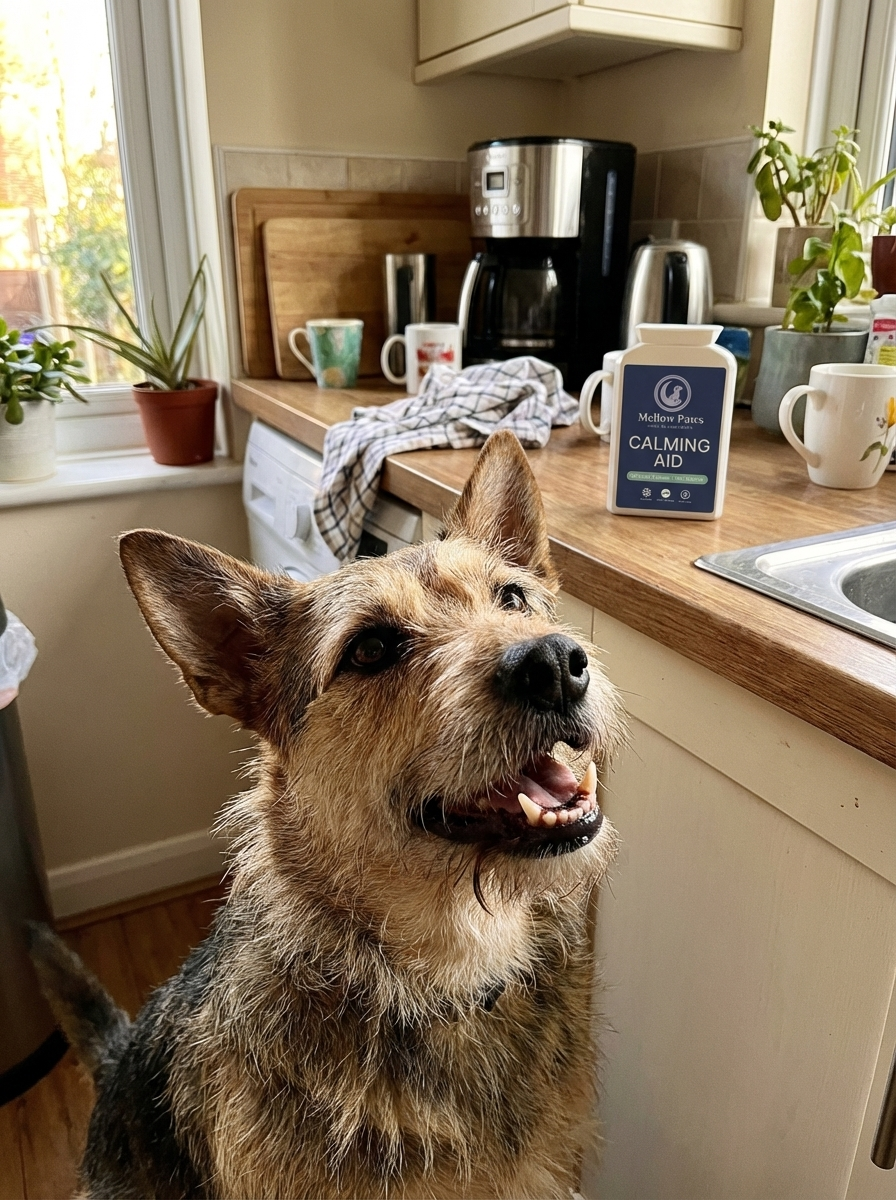 Mellow Paws Calming Aid for anxious dogs